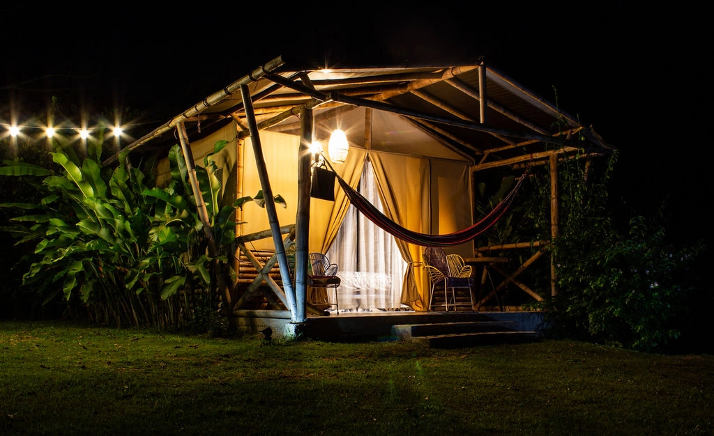 Cabña Coquito Ecoglamping Aguas Claras Bamboo Ecolodge