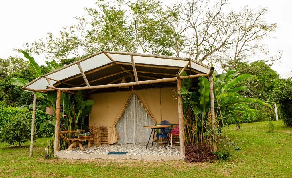 Cabaña Tangara Real Ecoglamping Aguas Claras Bamboo Ecolodge